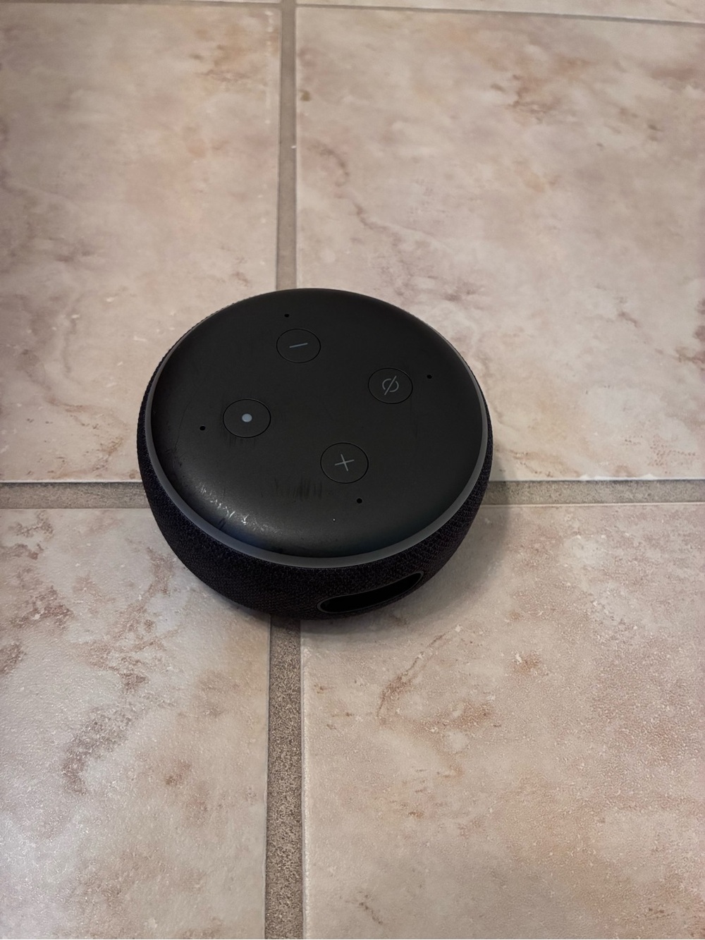 Amazon Echo Dot 3rd Gen with Amazon Power Adapter Black Smart Speaker